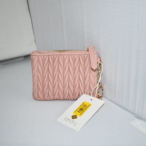 Landry Rouched Key Fob Pouch in Pink #S22LS40056 NWT
